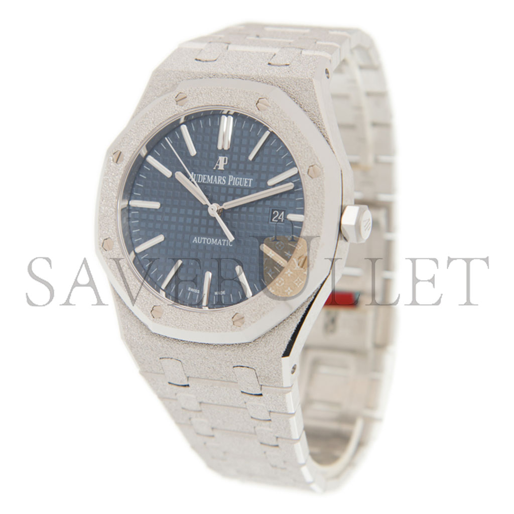 AUDEMARS PIGUET ROYAL OAK 37MM BLUE DIAL WATCH 15454